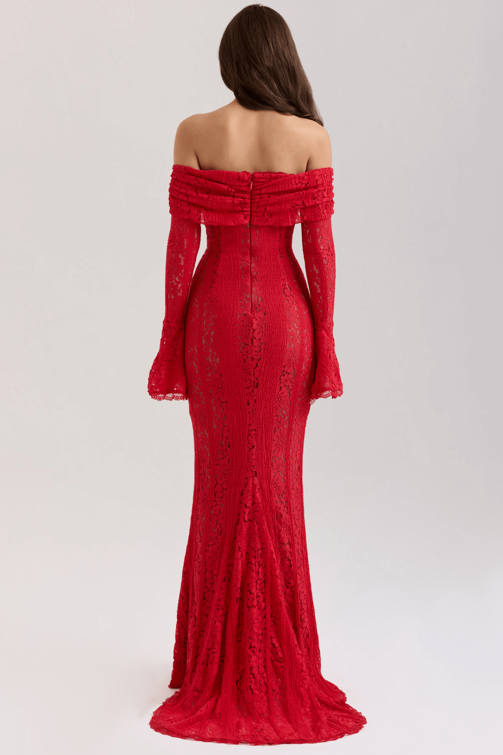 Vestido renda ombro a ombro - Brunela