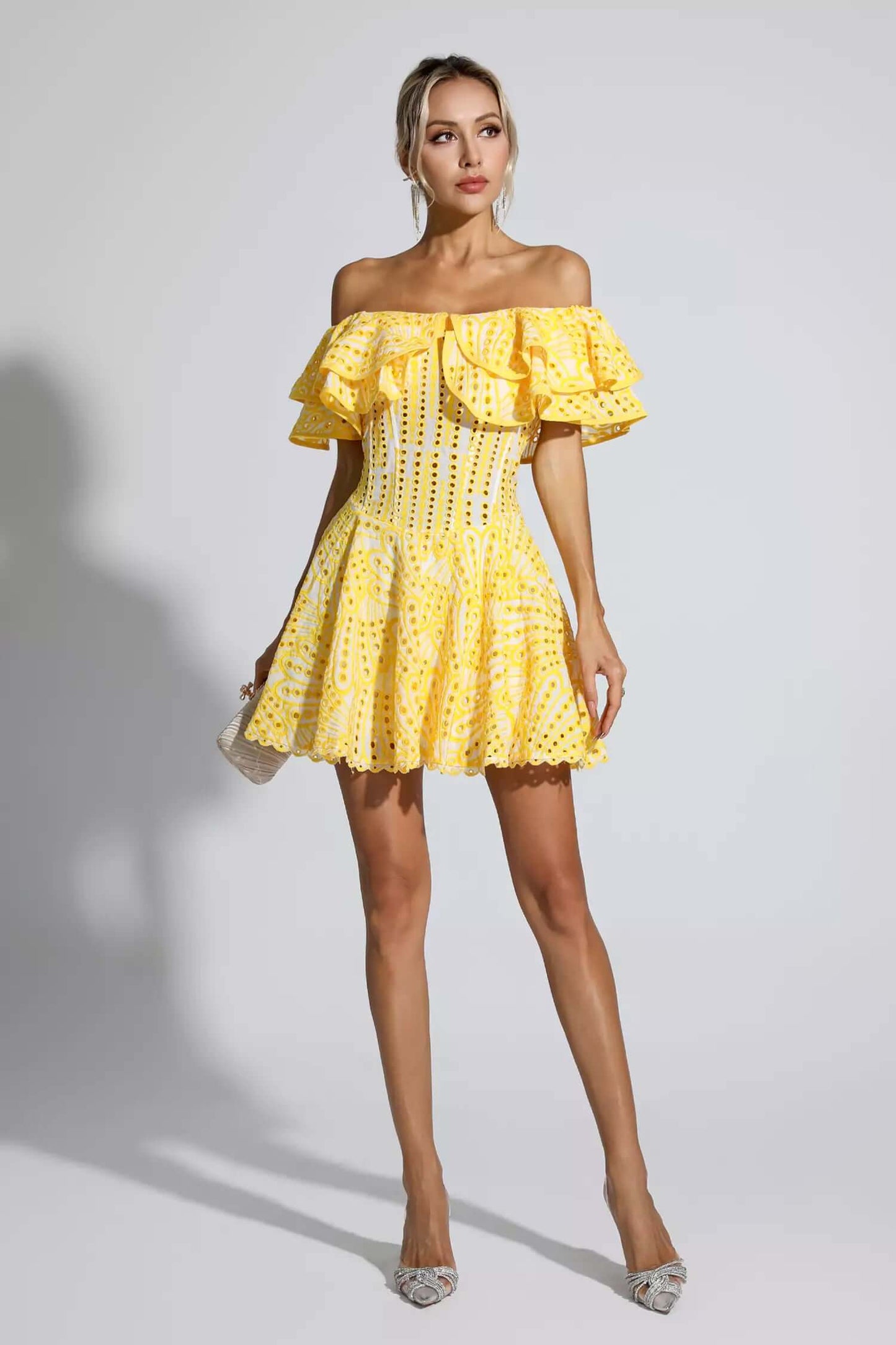 Vestido de lazy babados - Rovenia