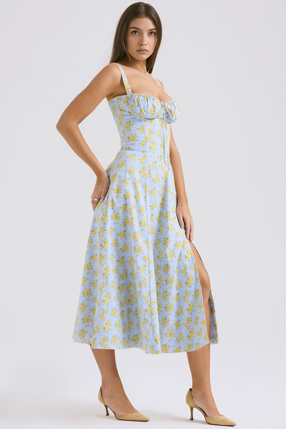 Vestido modelador estampa floral - Mayra
