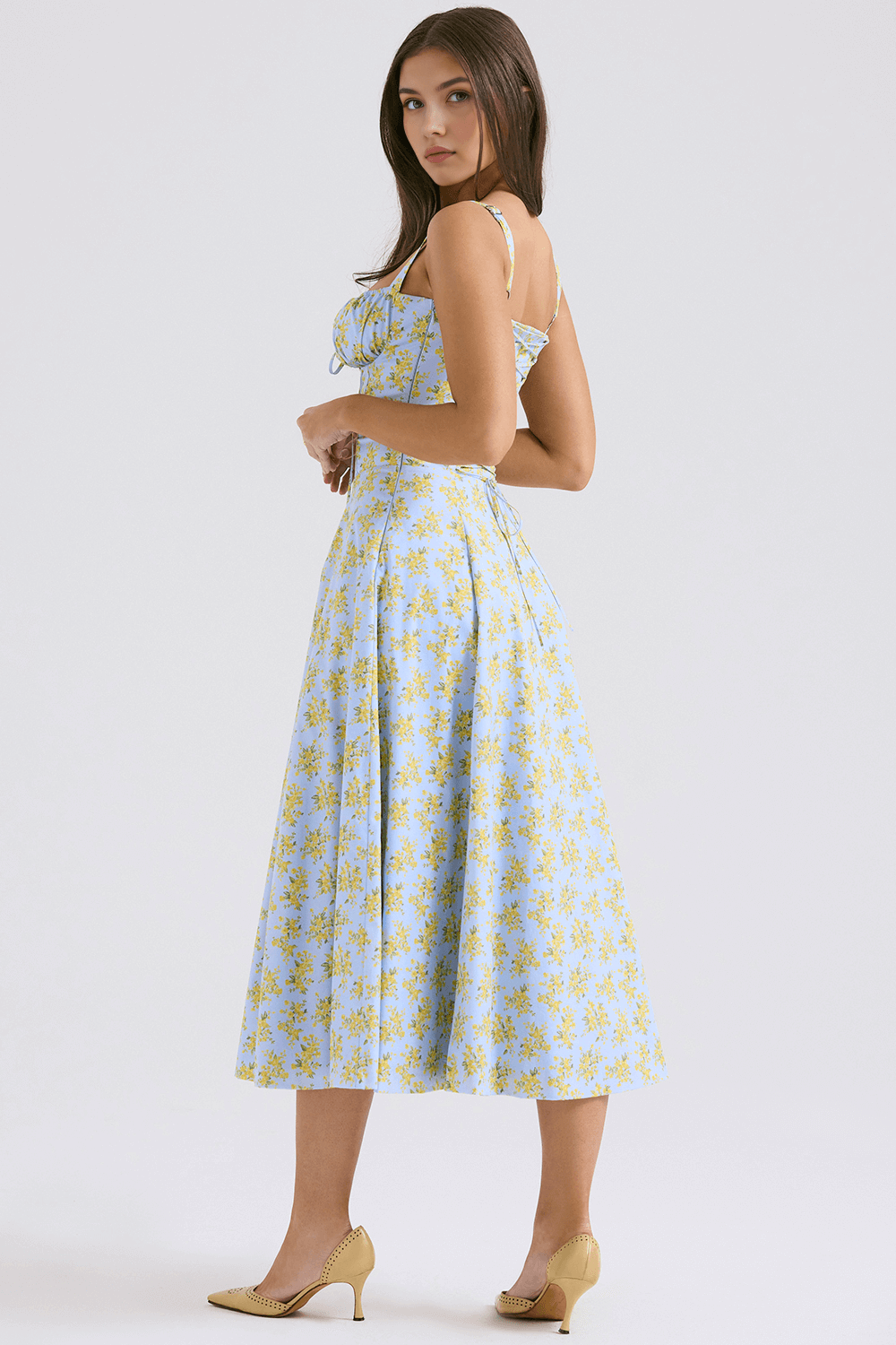 Vestido modelador estampa floral - Mayra