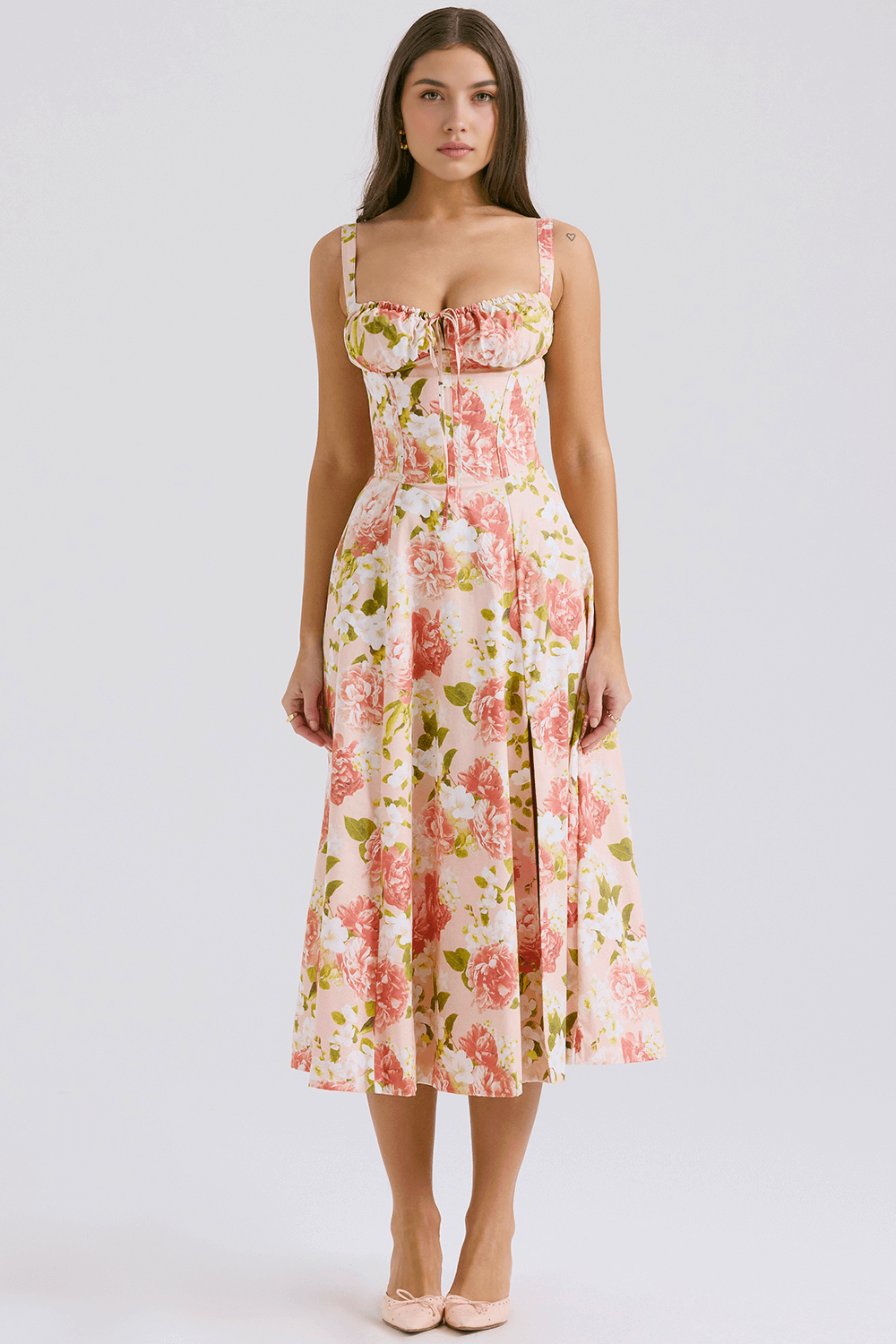 Vestido modelador estampa floral - Mayra