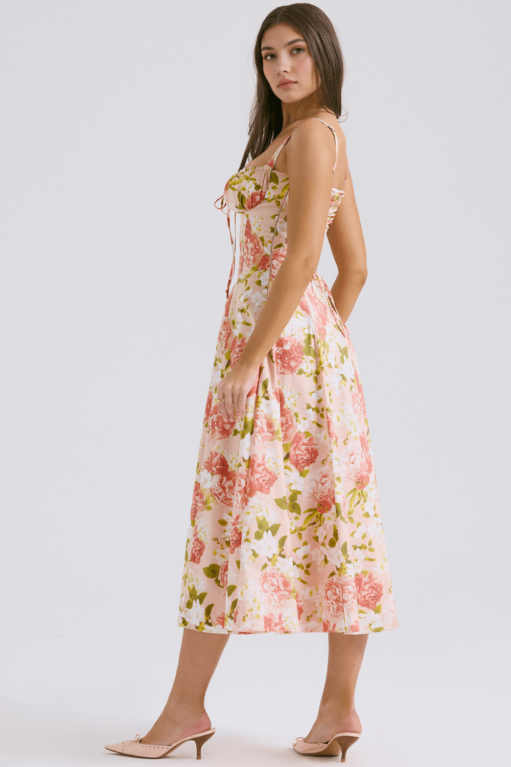 Vestido modelador estampa floral - Mayra