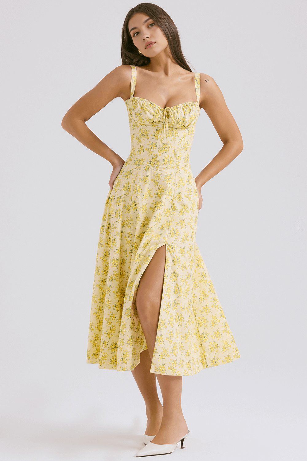 Vestido modelador estampa floral - Mayra
