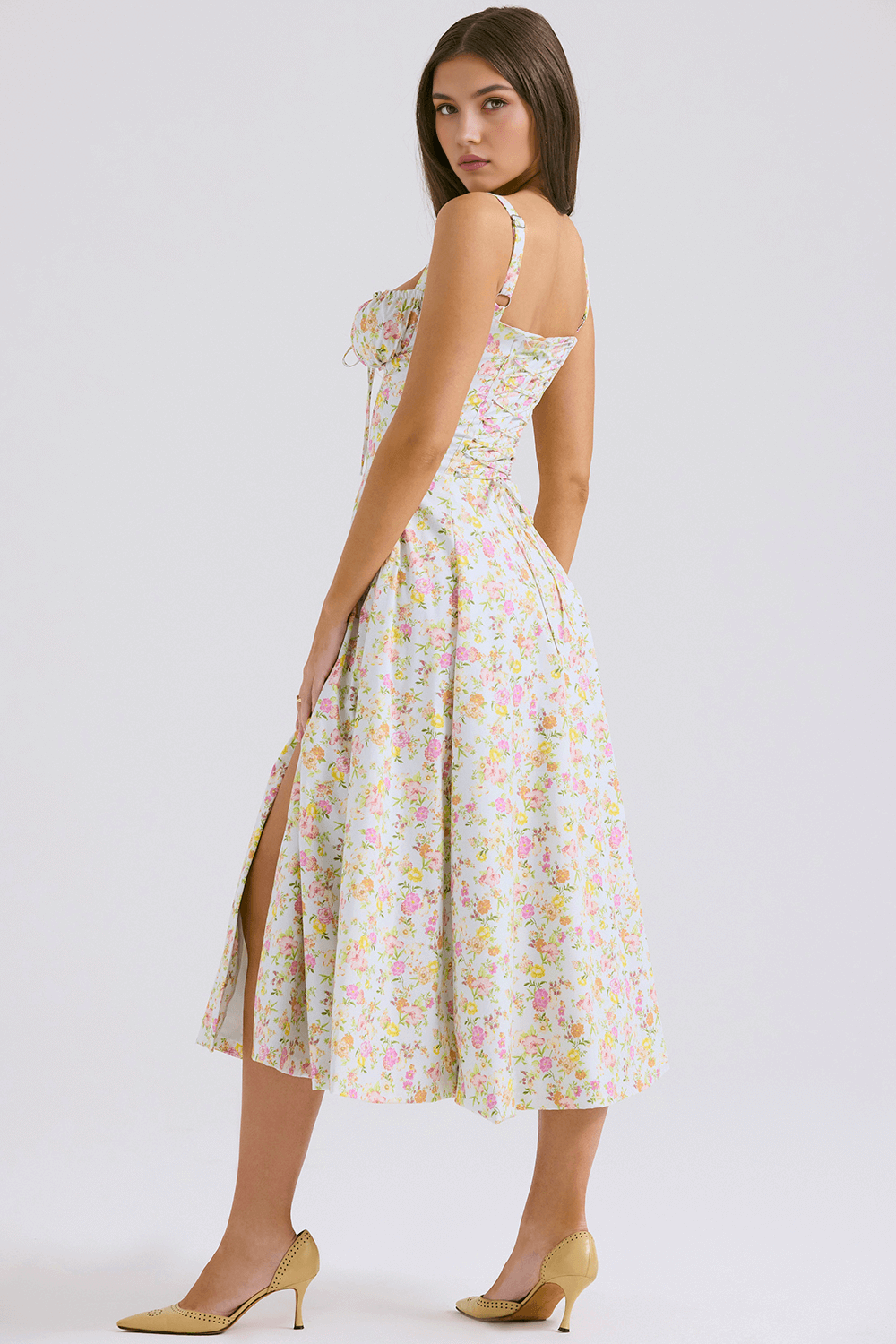 Vestido modelador estampa floral - Mayra