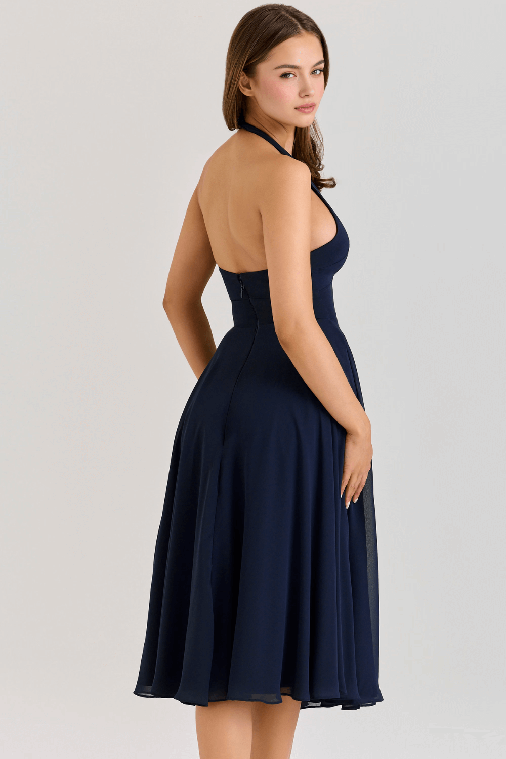 Vestido frente única - Livia