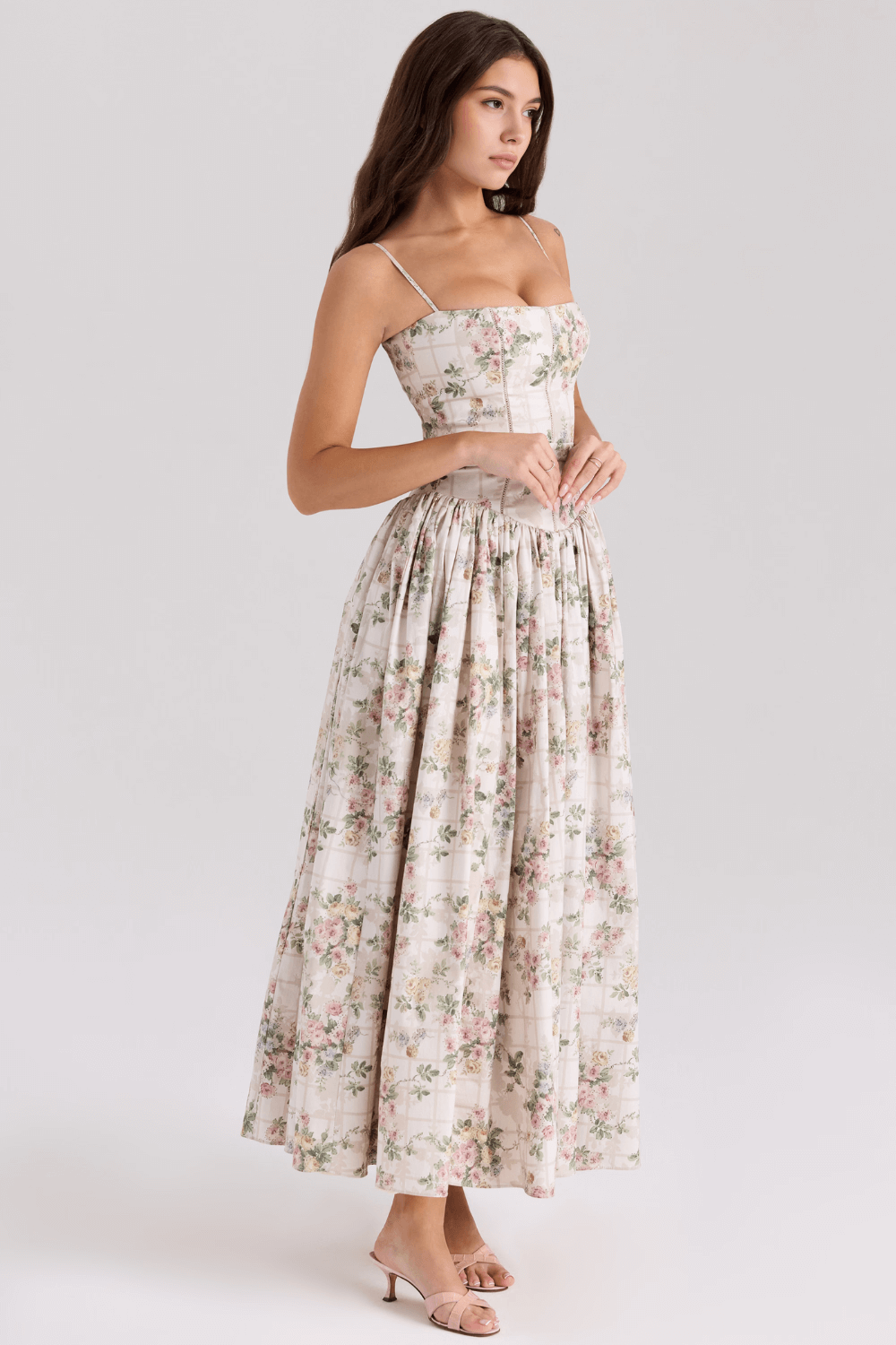 Vestido modelador decote reto - Marigold