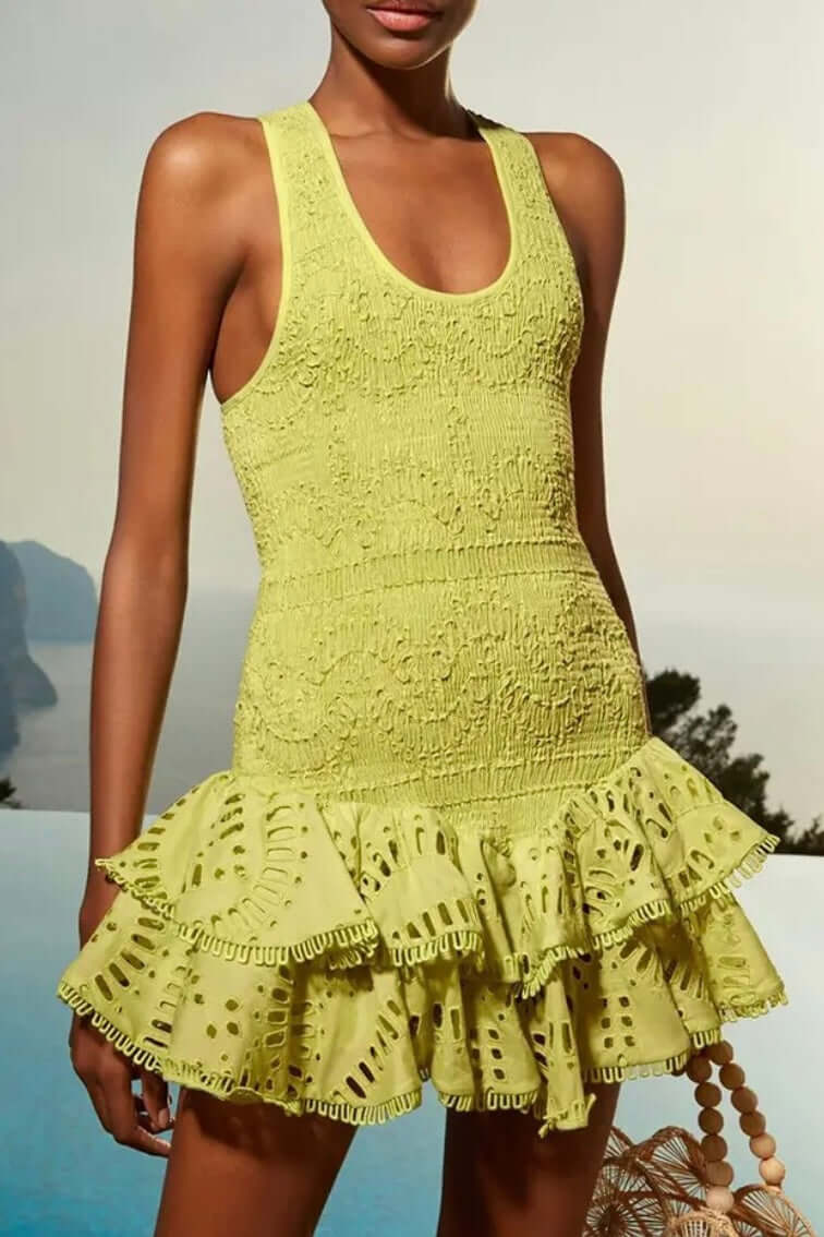Vestido casinha abelha de babados - Jessica