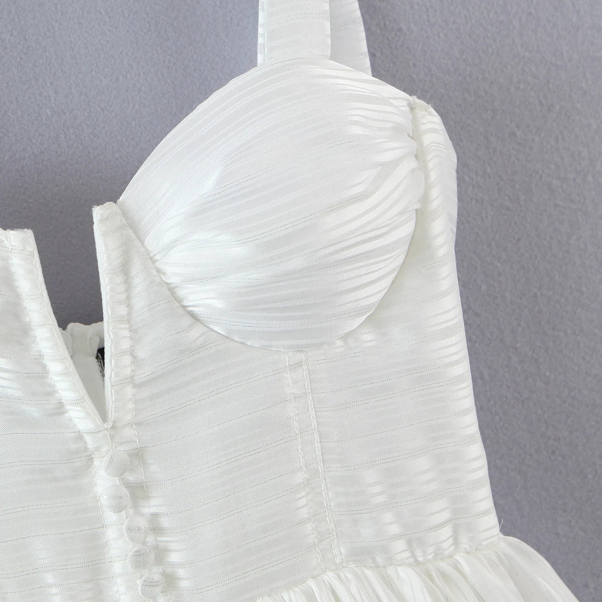 Vestido chiffon com babados - Felice