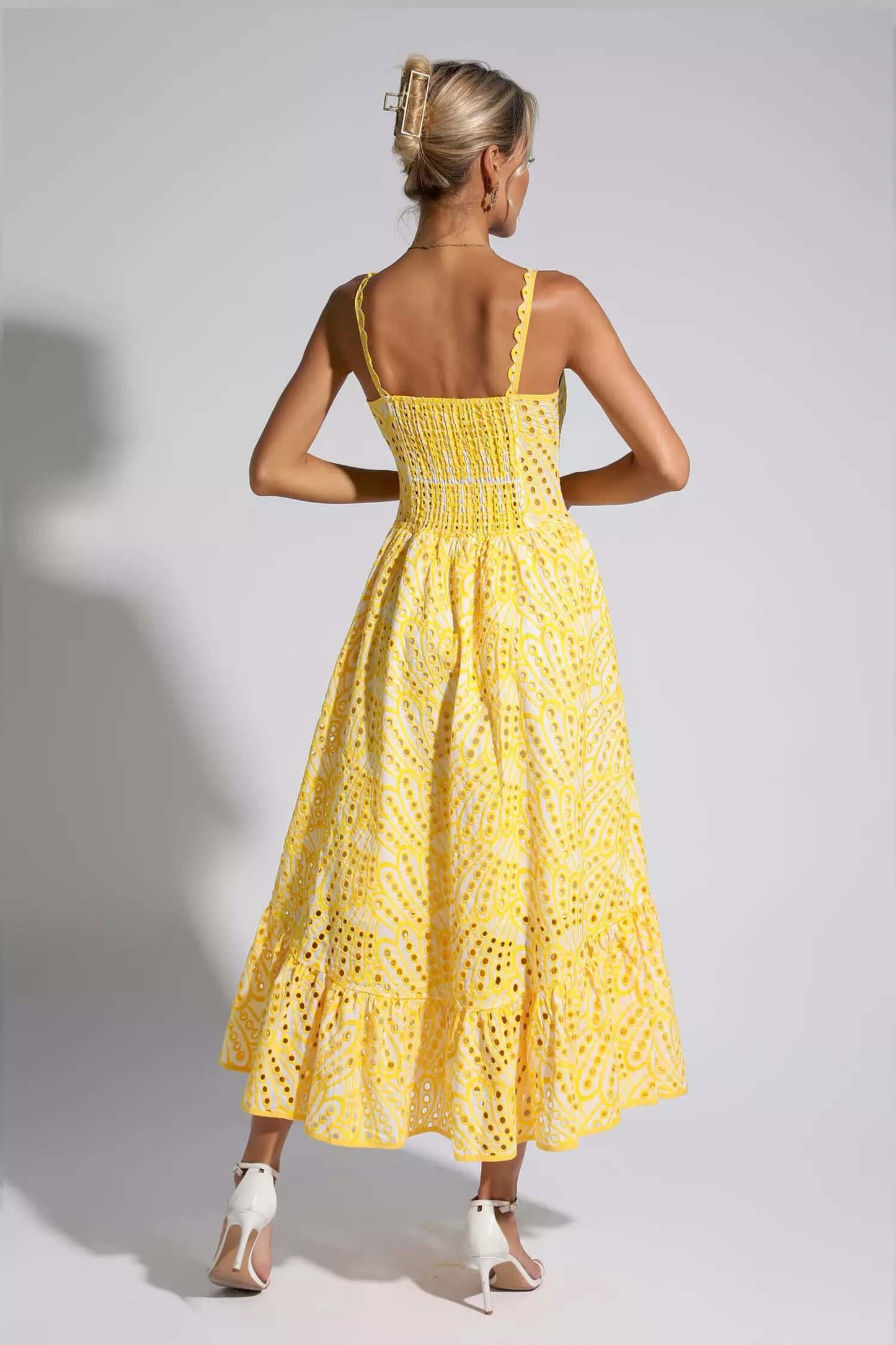 Vestido de lazy vazado - Natalie
