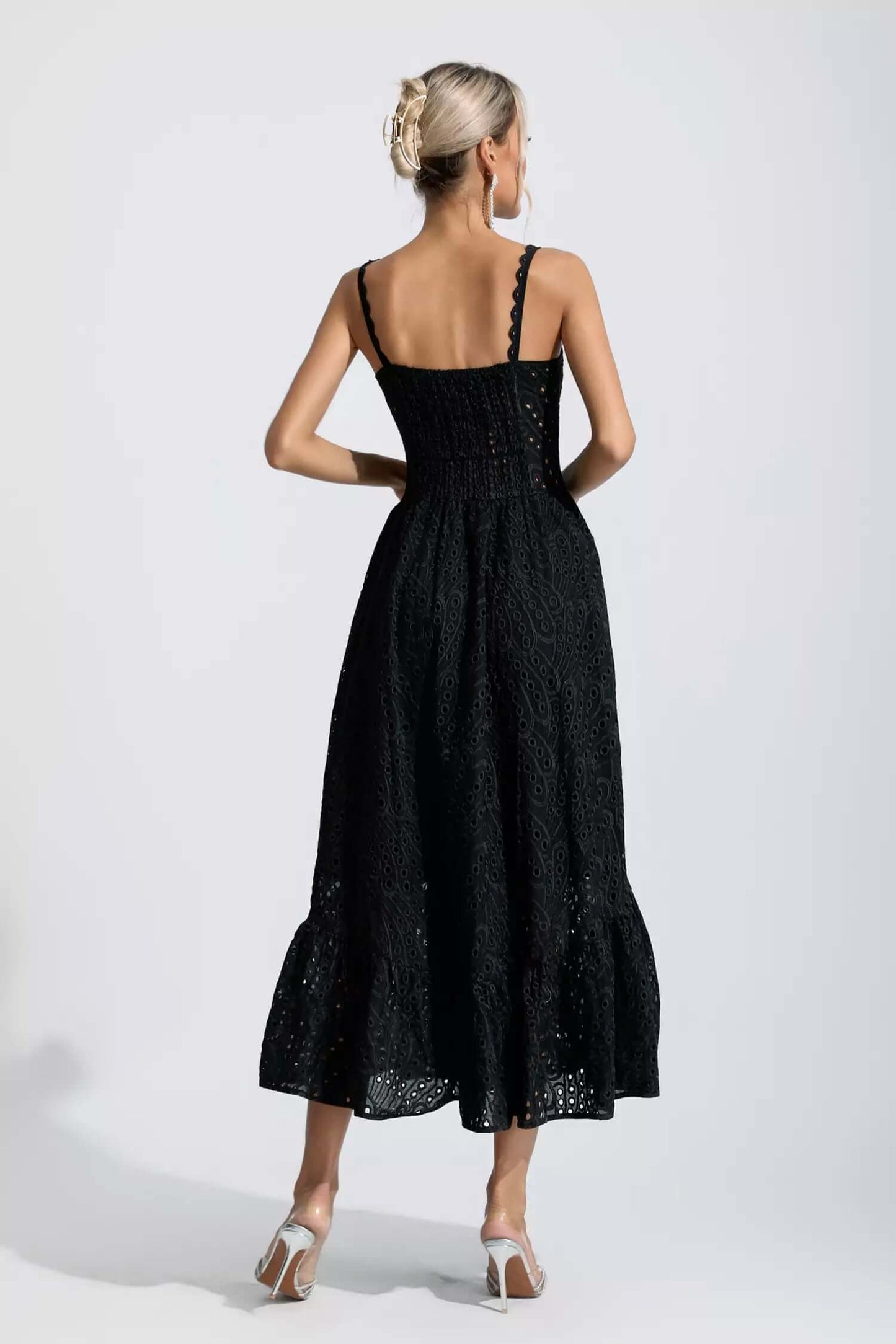 Vestido de lazy vazado - Natalie