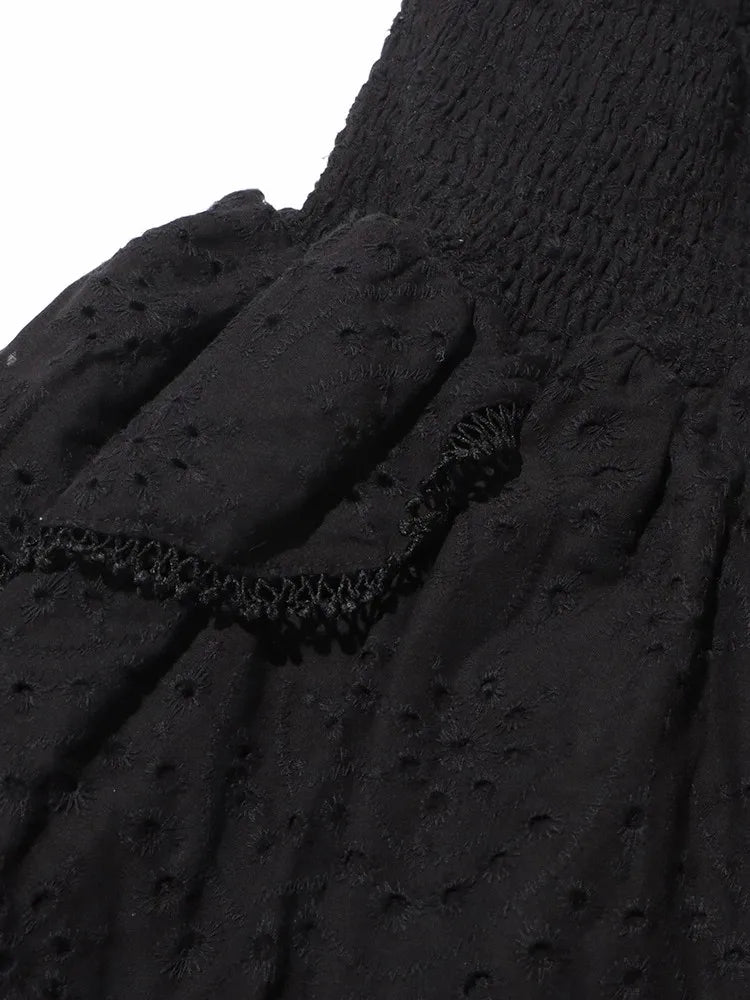 Vestido renda evasê frente única - Bella