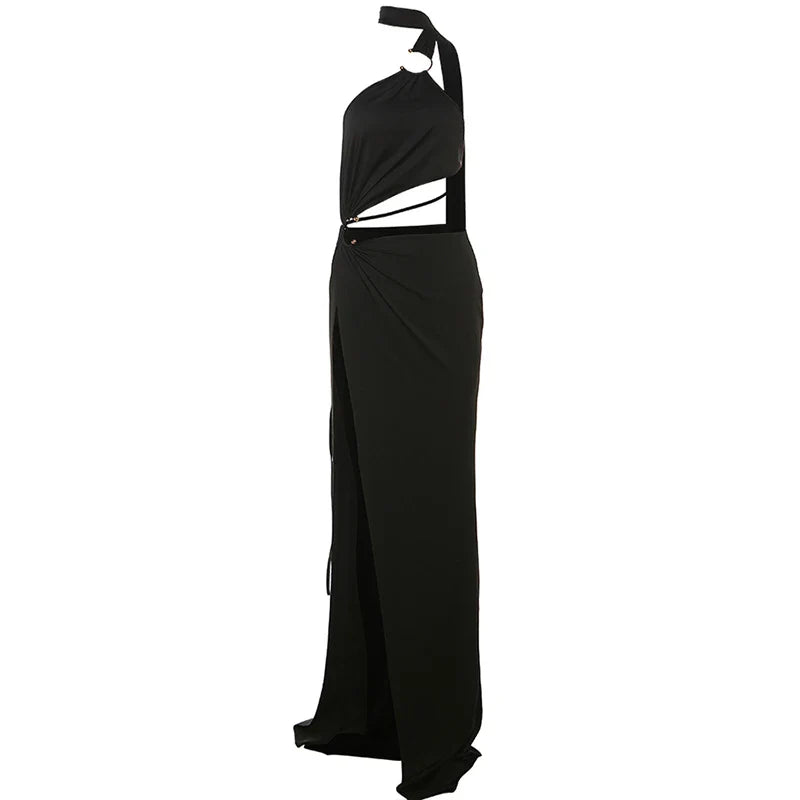 Vestido fenda um ombro só - Odarian