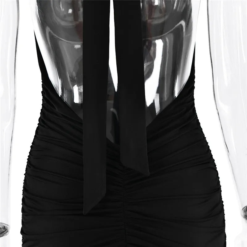 Vestido decote V profundo - Hayla