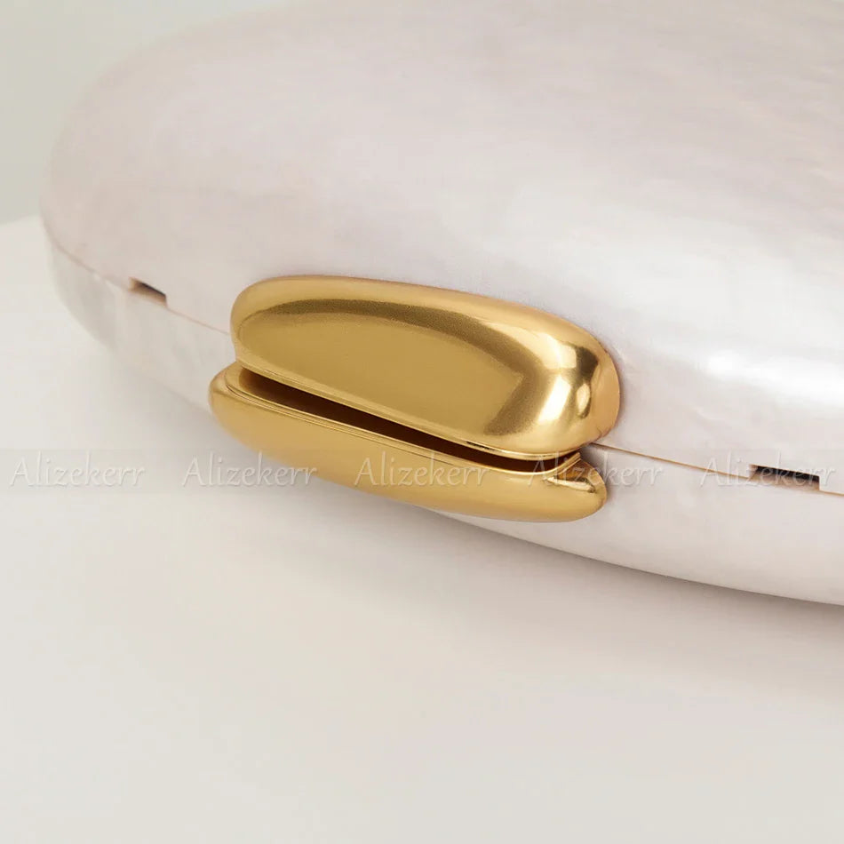 Bolsa oval em pérola - Kory