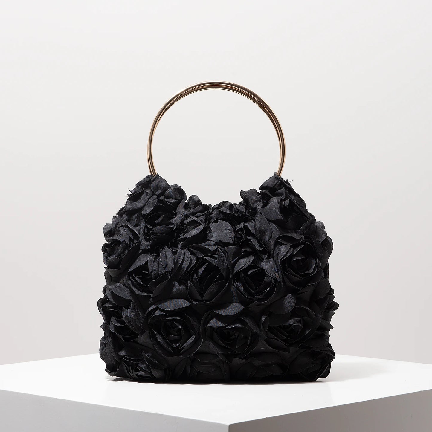 Bolsa luxuosa flor de rosa - Alana