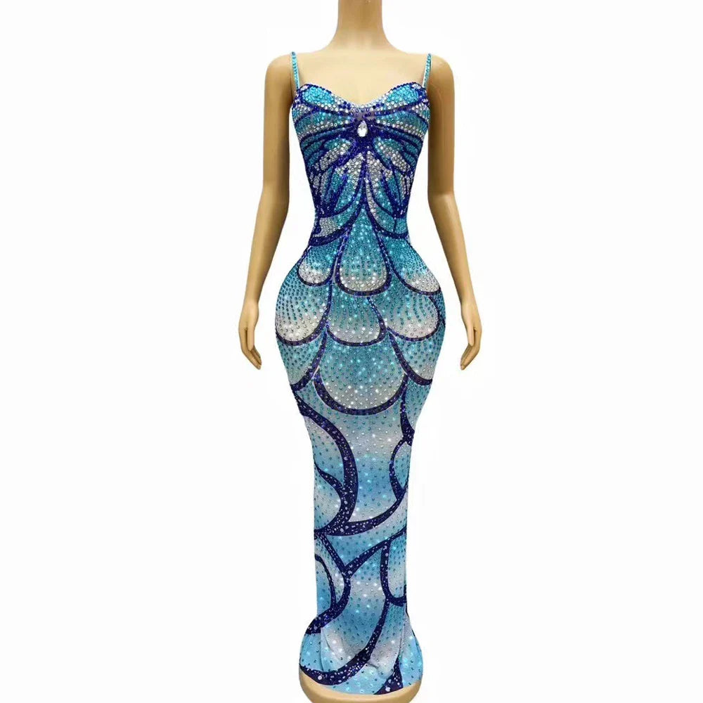 Vestido borboleta com strass - Gretta