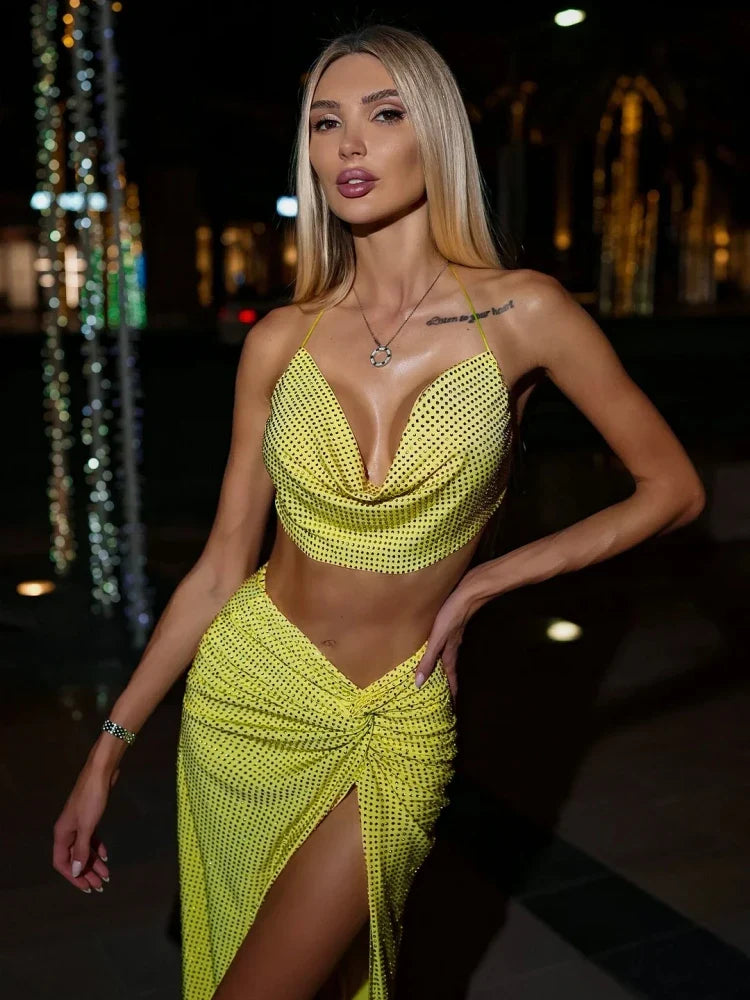 Conjunto strass 2 peças - Glenda
