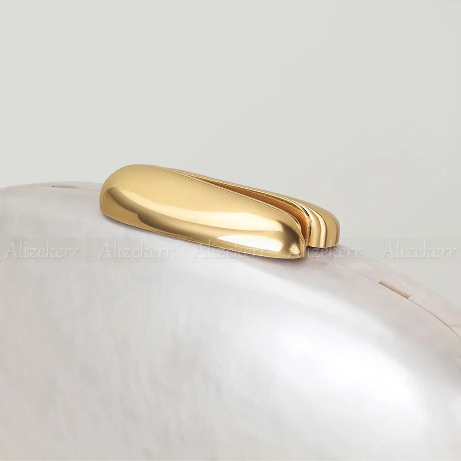 Bolsa oval em pérola - Kory