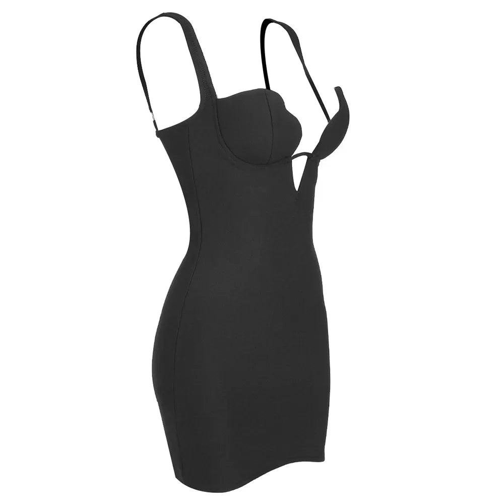Vestido curto de alças finas - Serene