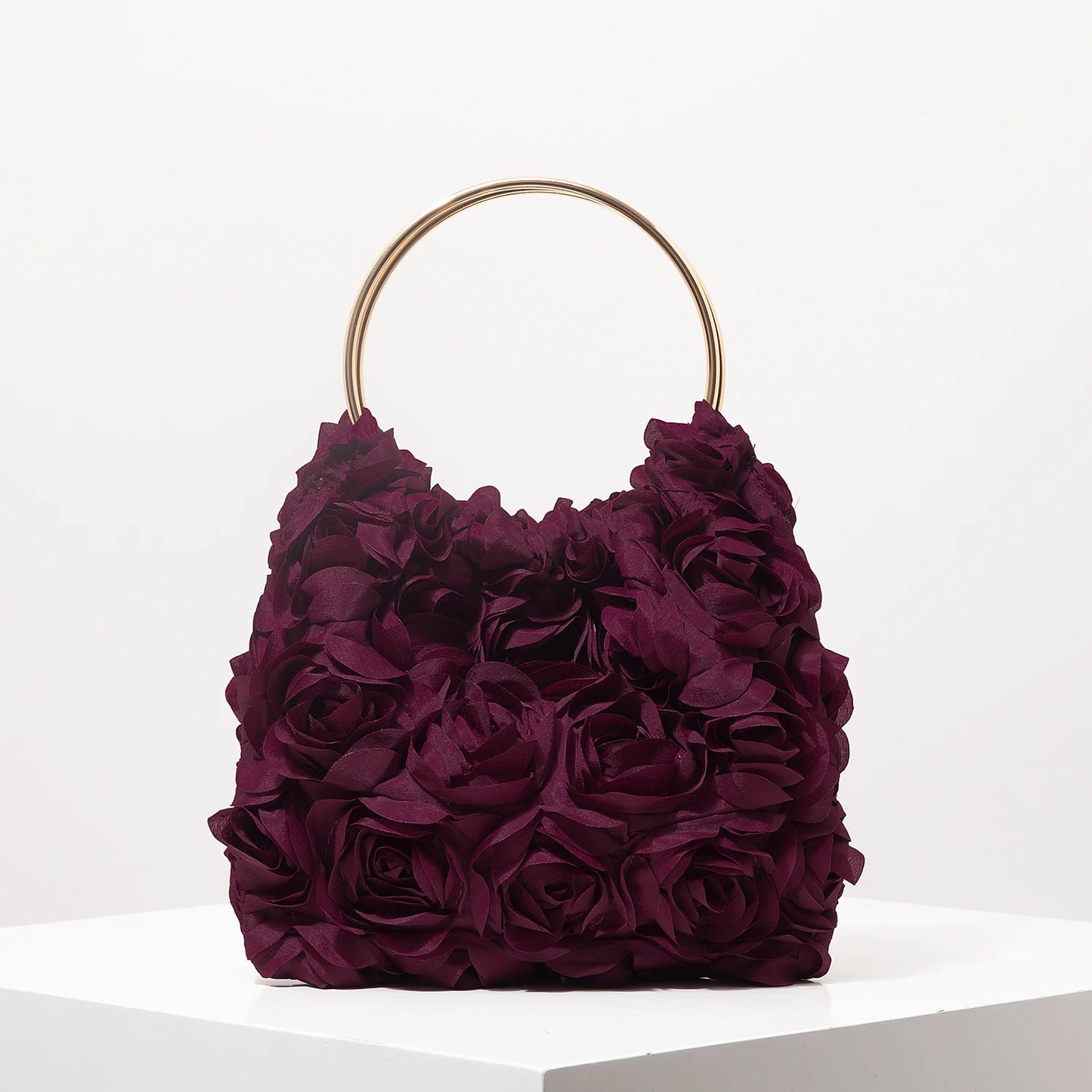 Bolsa luxuosa flor de rosa - Alana
