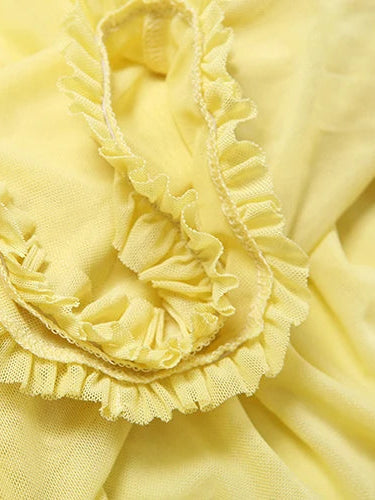 Vestido longo babados - Daria