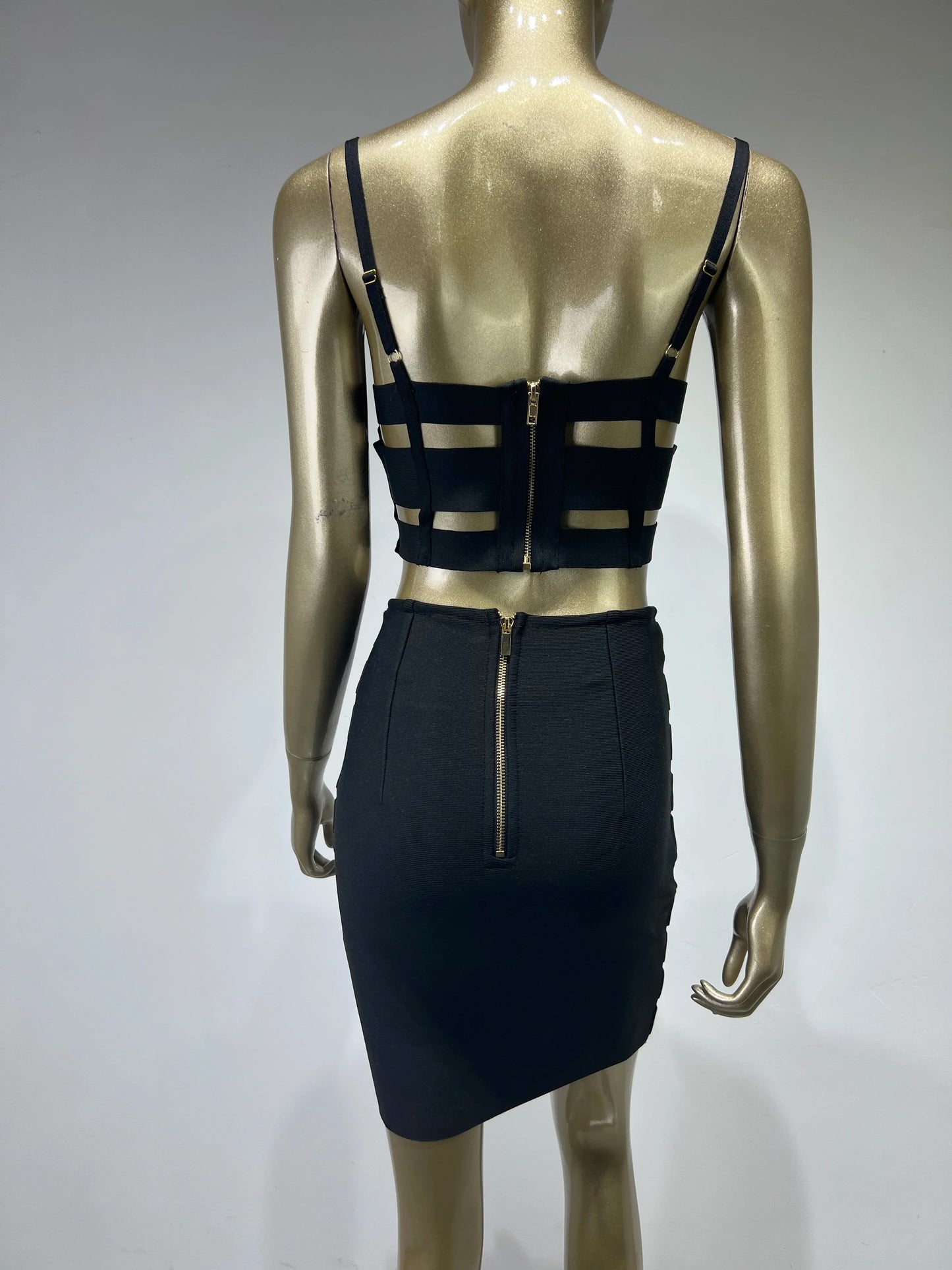 Conjunto recorte cintos de metal - Lidie