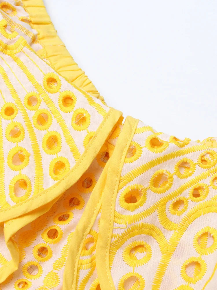 Vestido lazy verão bordado - Daniele