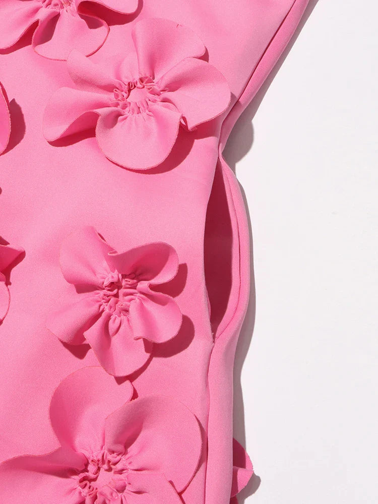 Vestido de gola com apliques - Kristy
