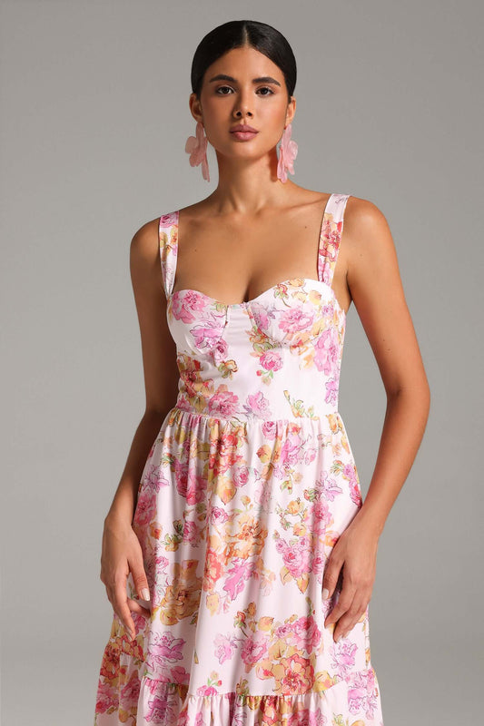 Vestido estampa floral - Ariel