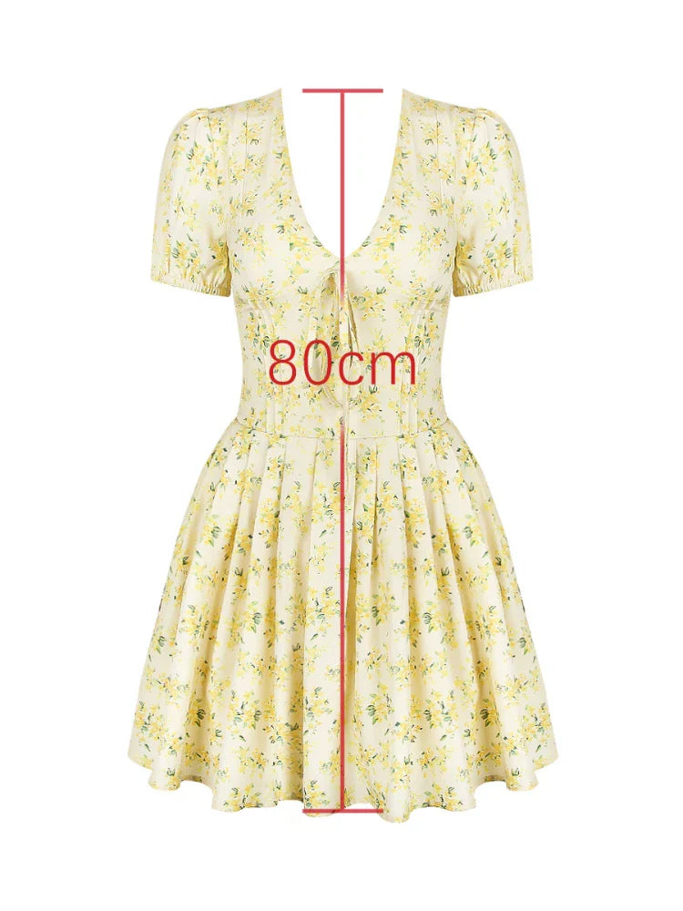 Vestido modelador manga bufante - Liria
