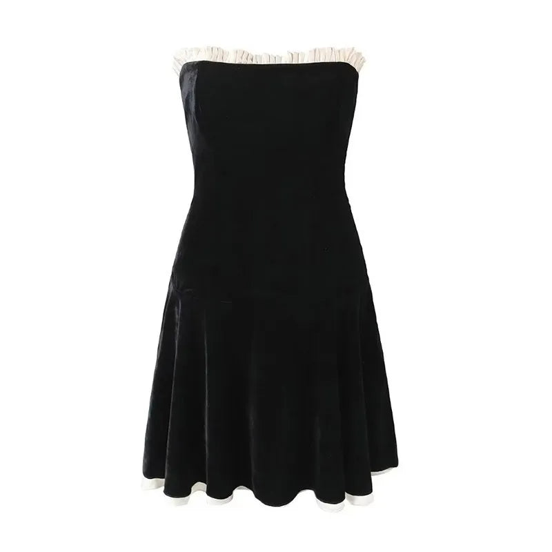 Vestido curto veludo - Milla