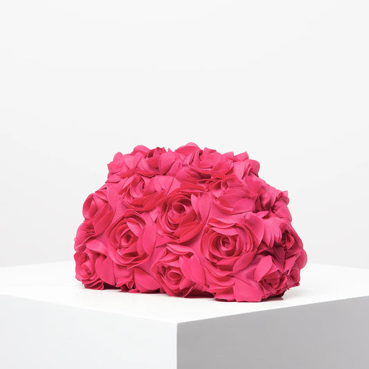 Bolsa clutch rosas - Brunela