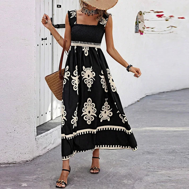 Vestido estampa boho - Miha