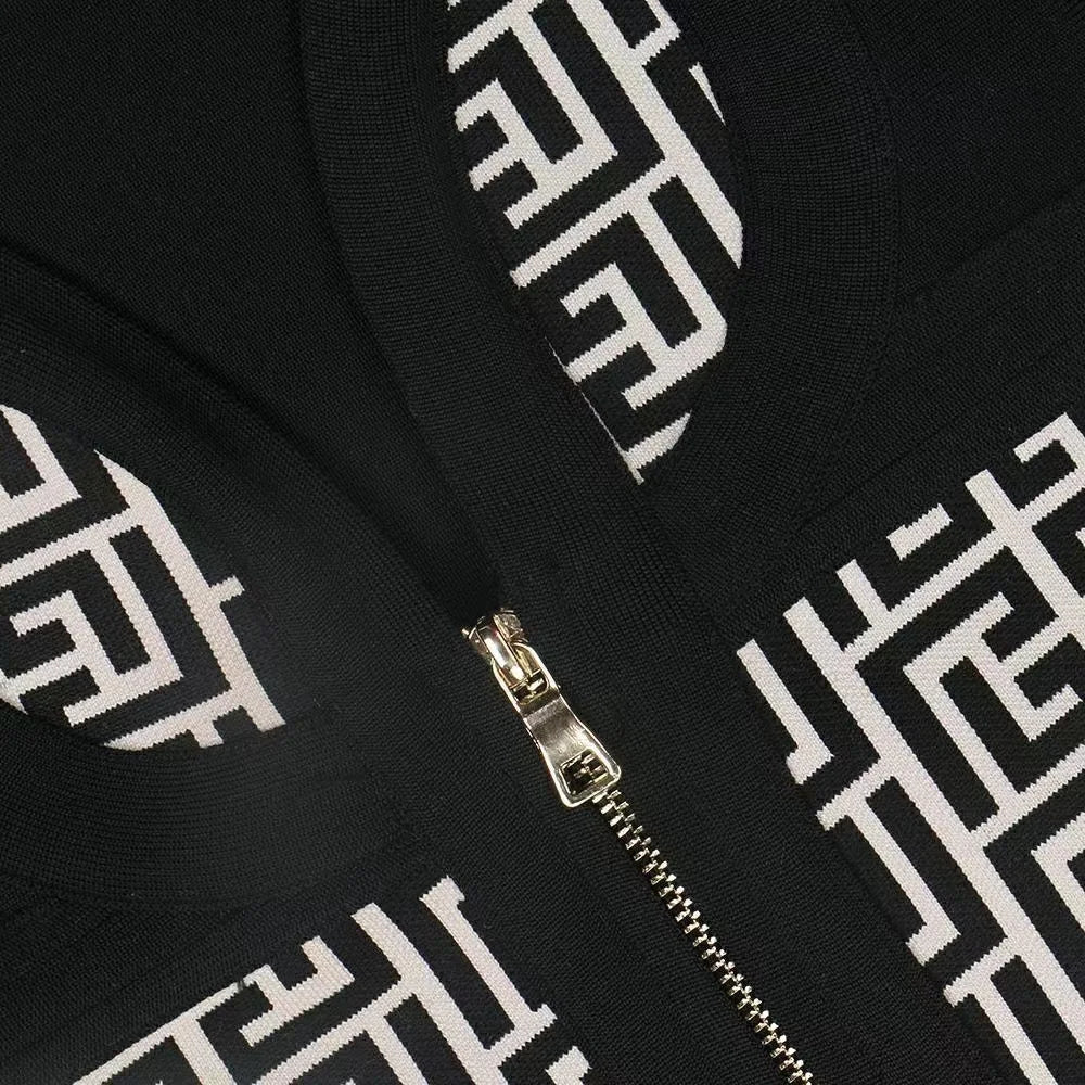 Vestido zíper em jacquard - Iara