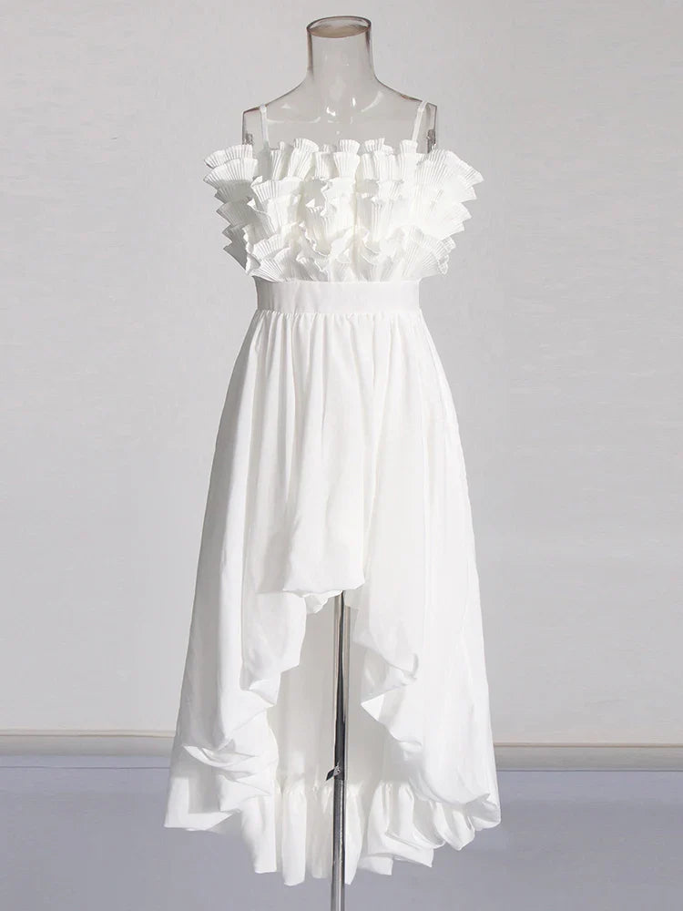 Vestido cauda em camadas - Ghisa