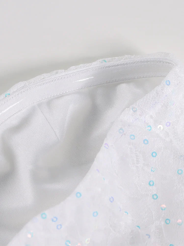 Vestido renda com lantejoulas - Gigi