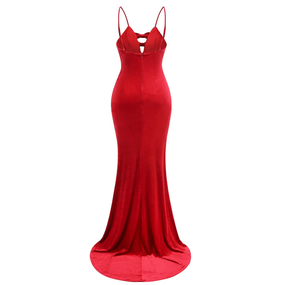 Vestido laços decote em V - Lavinia