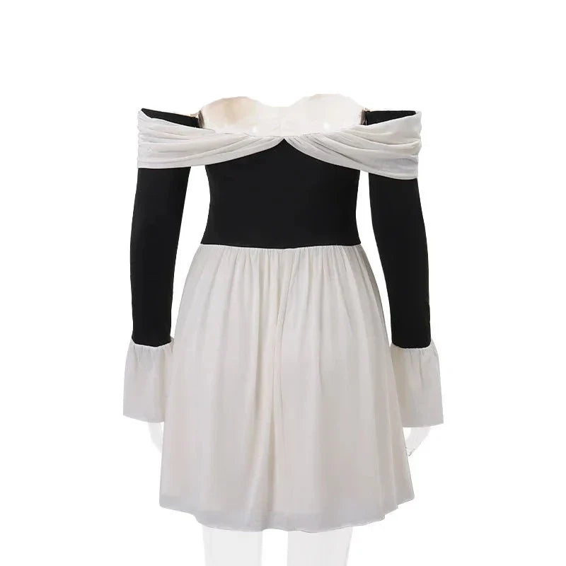 Vestido curto plissado - Zoe