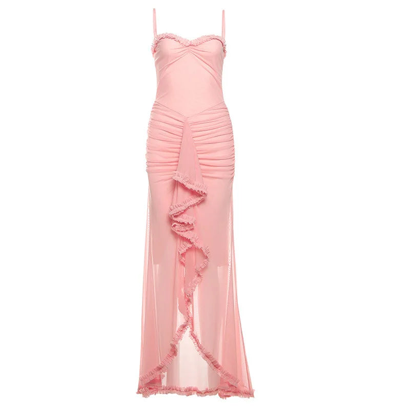 Vestido longo babados - Daria