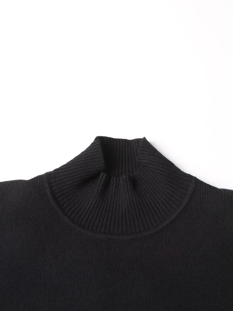 Vestido gola alta com cintos - Ruby