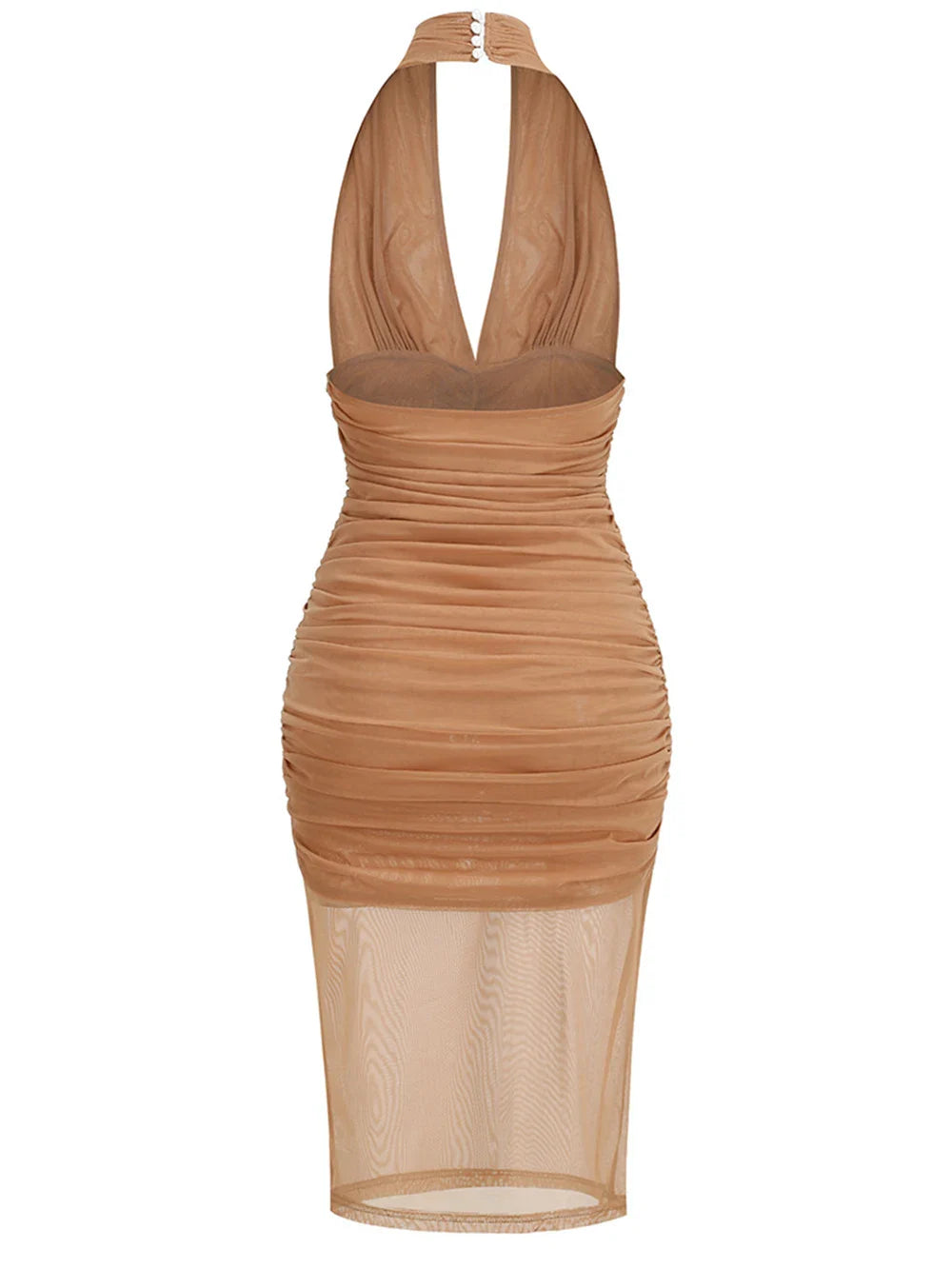 Vestido babados e costas nuas - Blissia