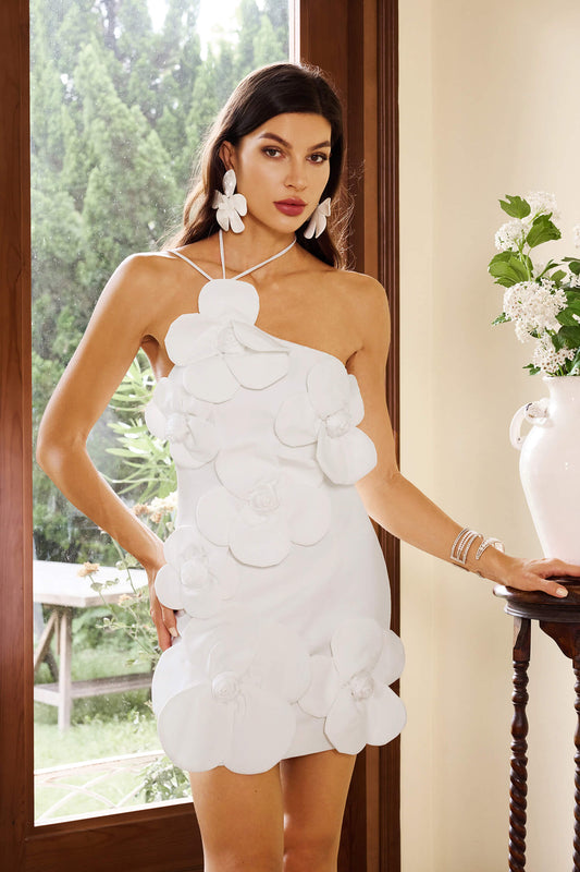 Vestido com flores 3D - Gadot