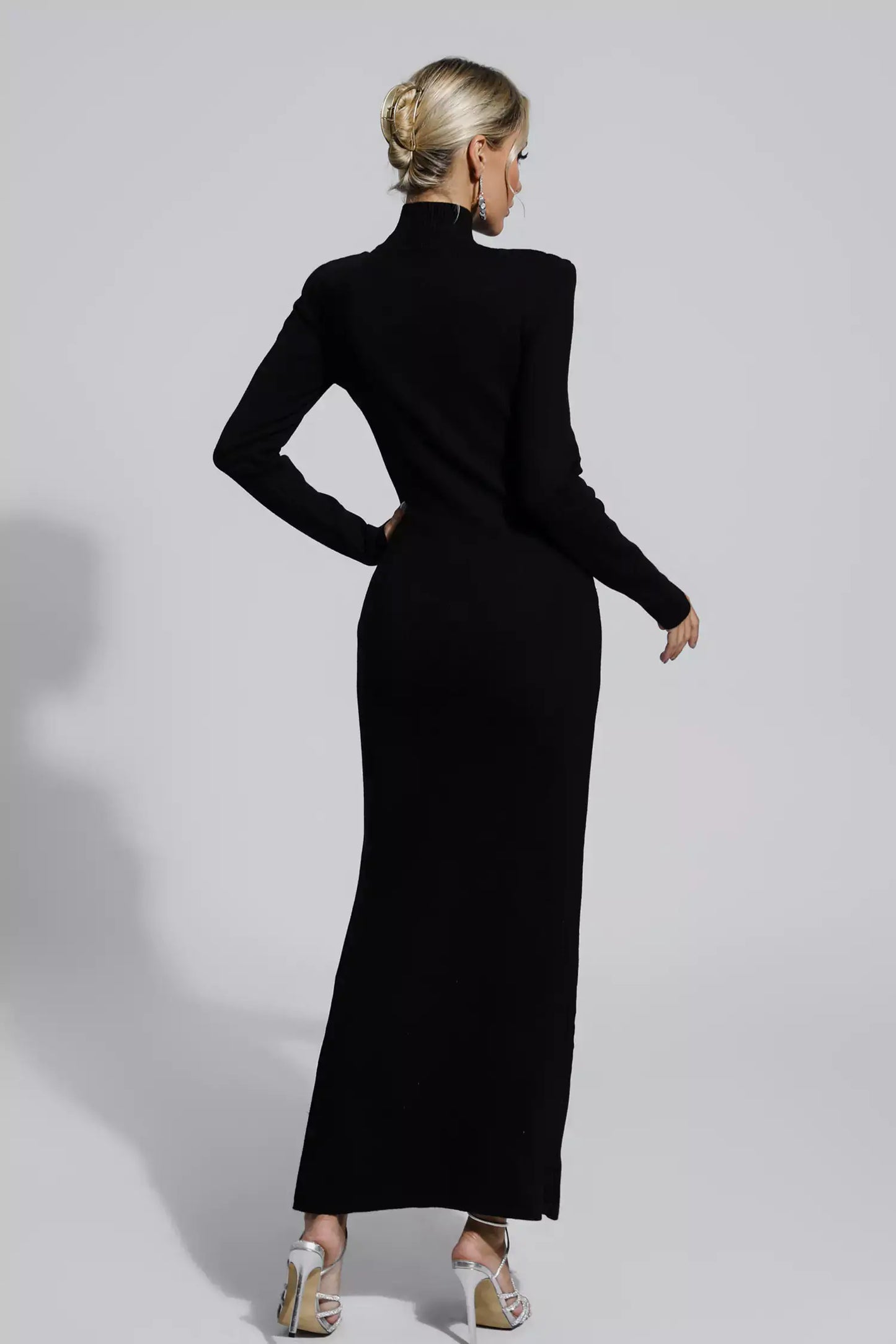 Vestido gola alta com cintos - Ruby