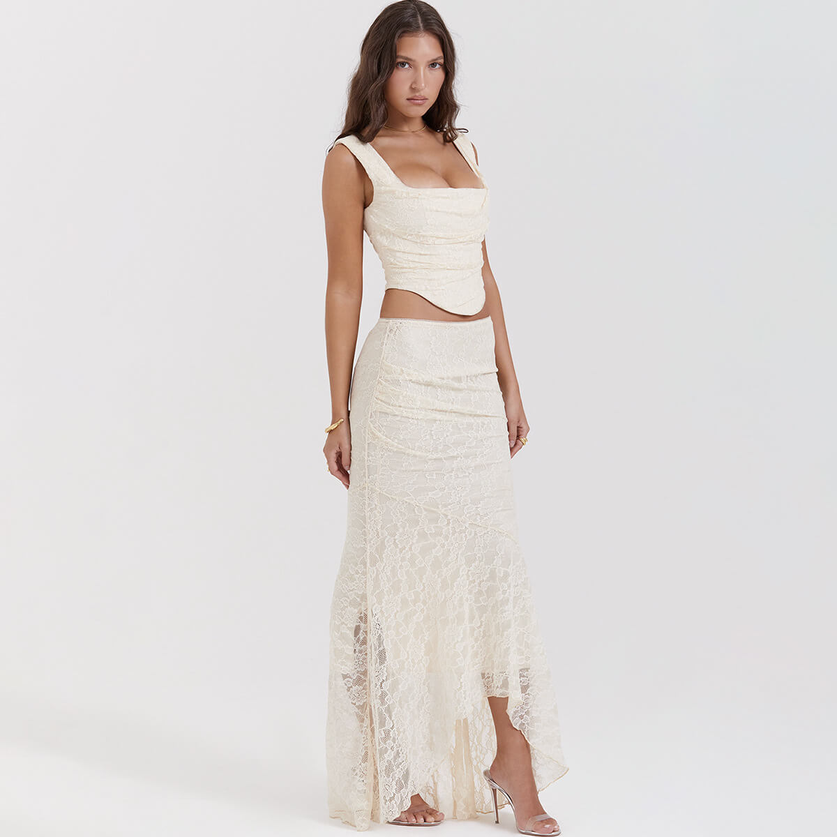 Conjunto renda de 2 peças - Alana