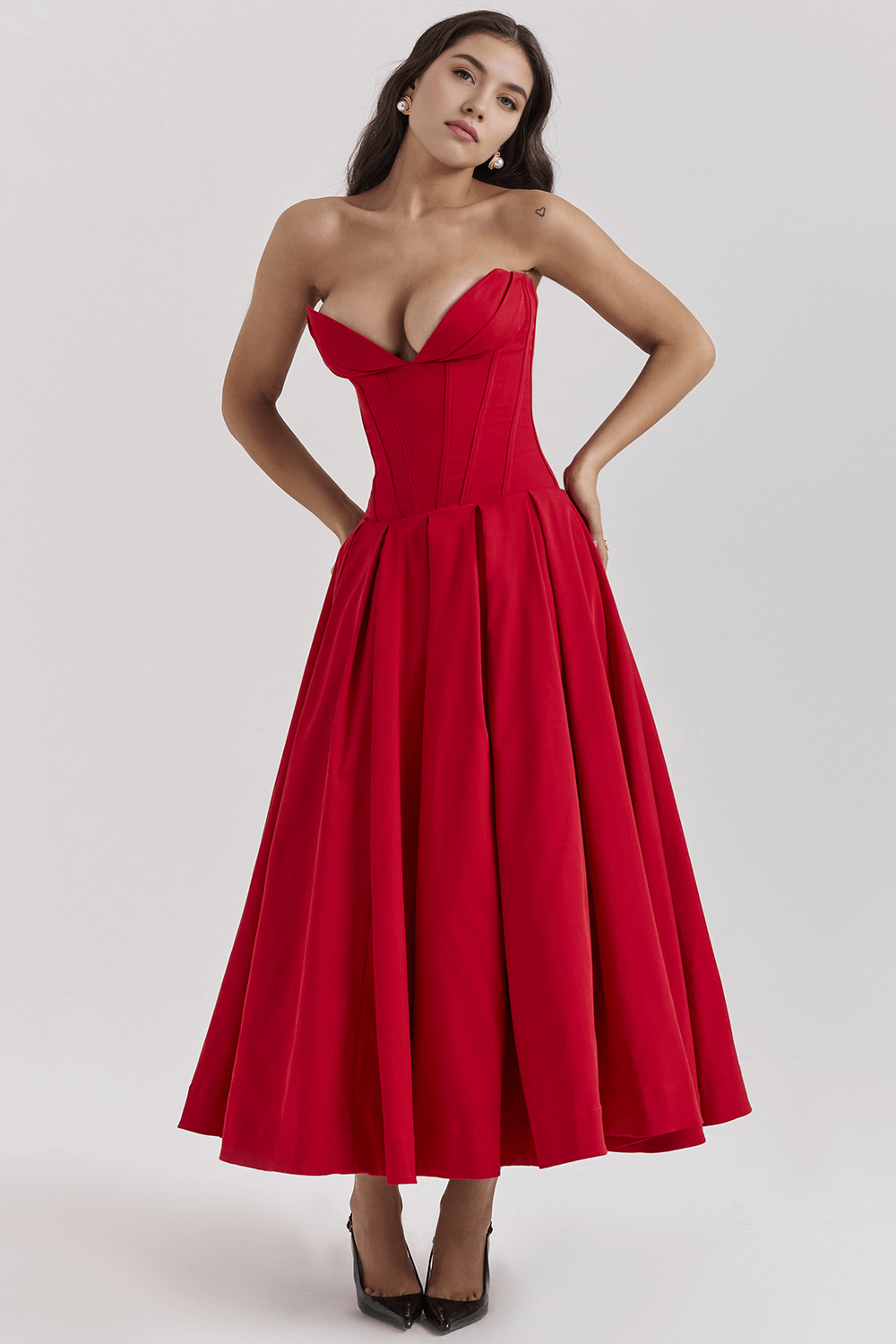 Vestido modelador evasê - Elalia