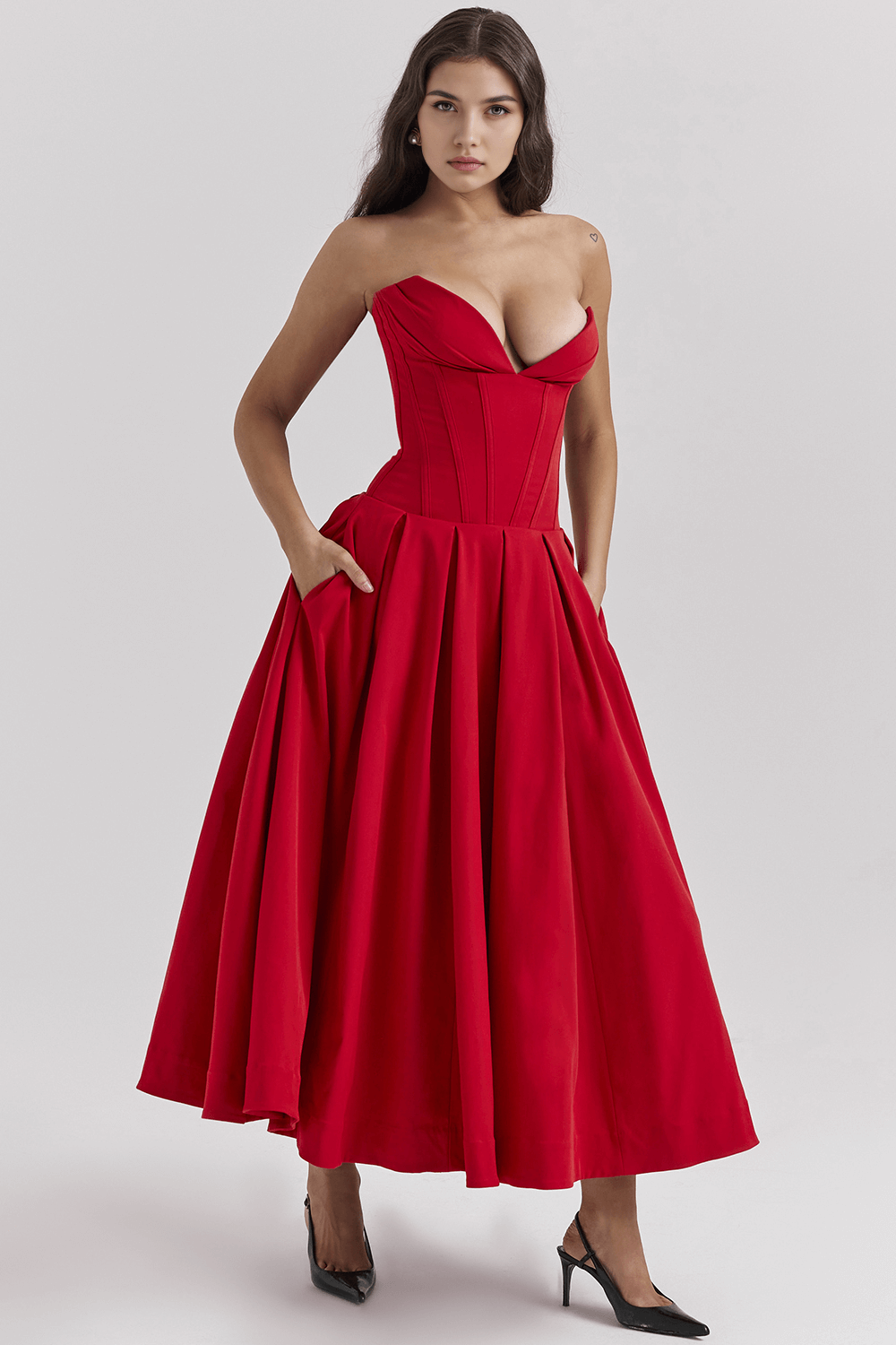 Vestido modelador evasê - Elalia