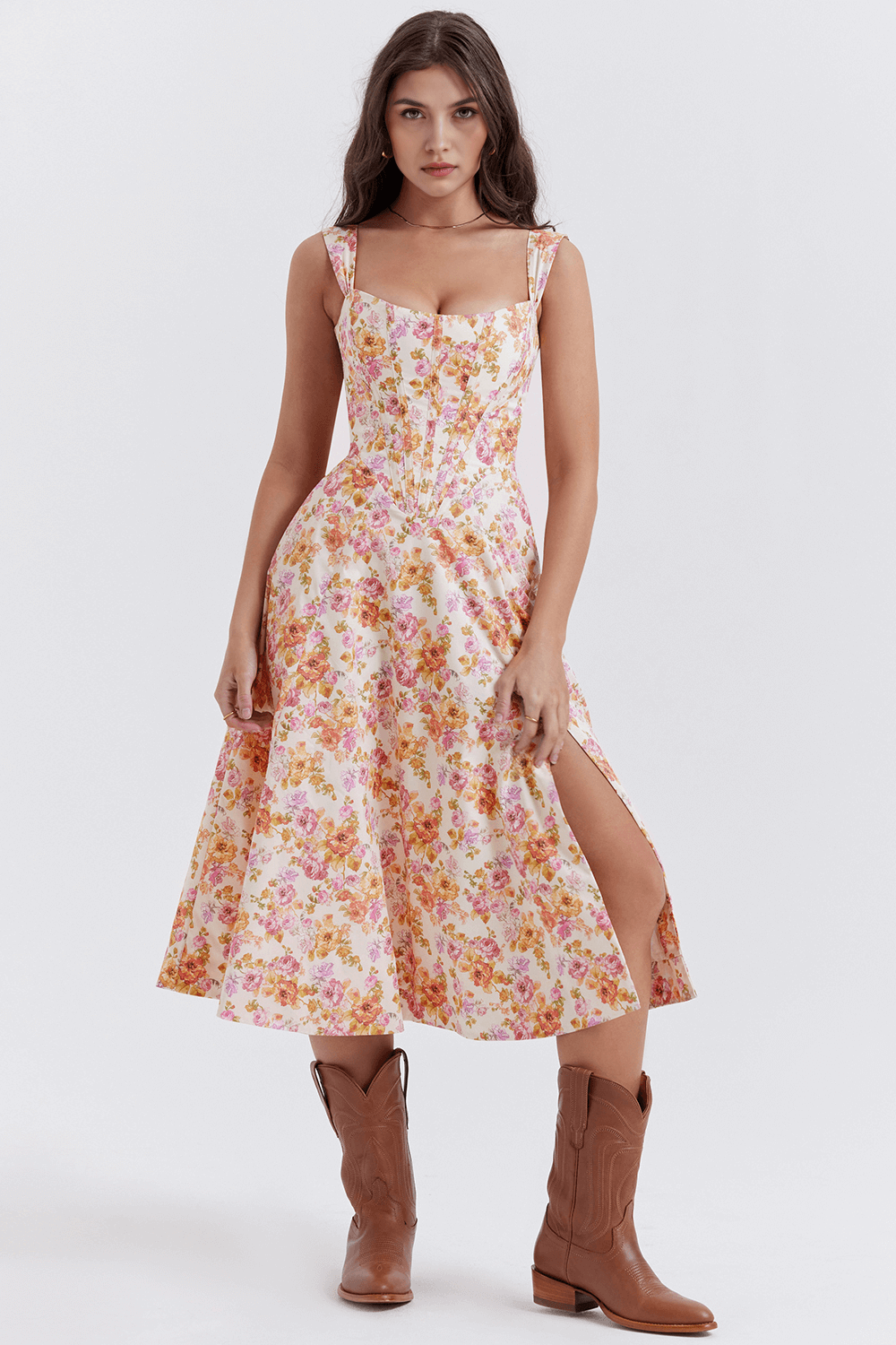 Vestido modelador corset - Juhly