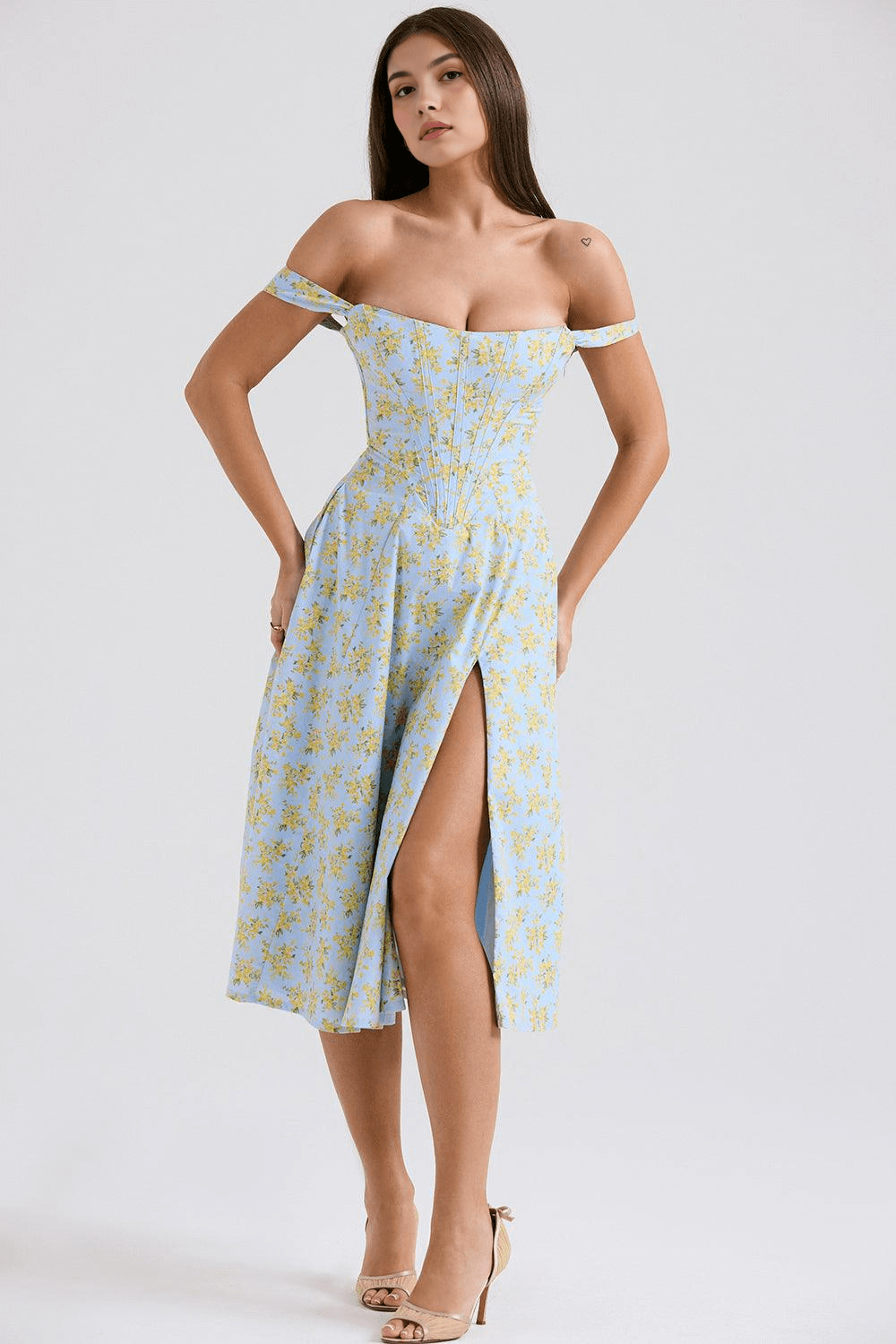 Vestido modelador corset - Juhly