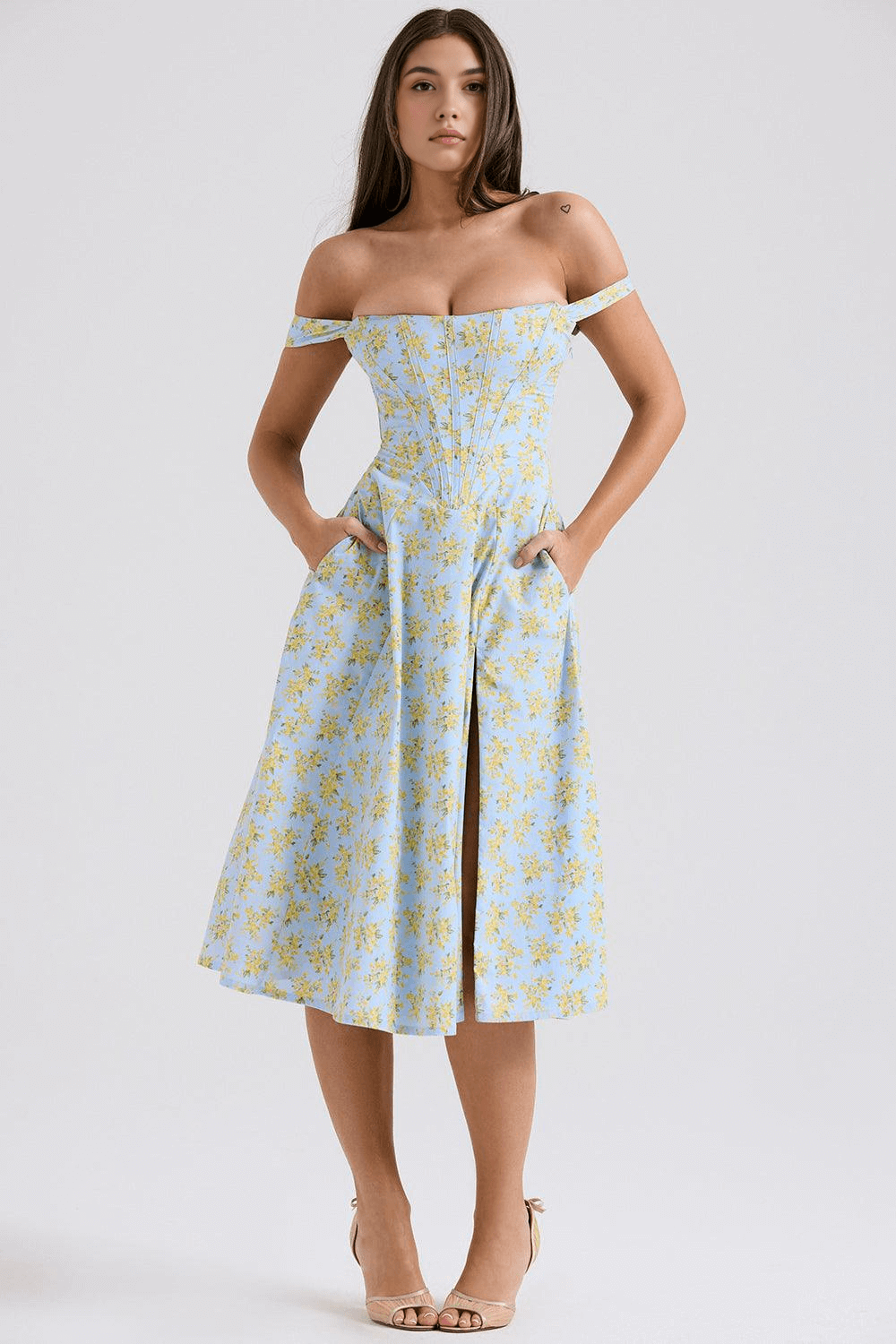 Vestido modelador corset - Juhly