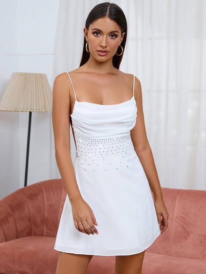 Vestido strass amarração  - Nolah